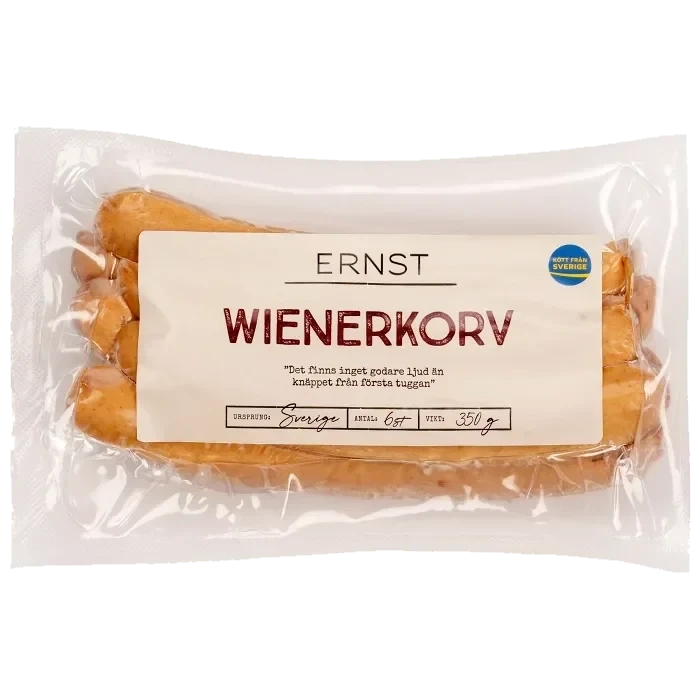 Wienerkorv ca 350g Ernst