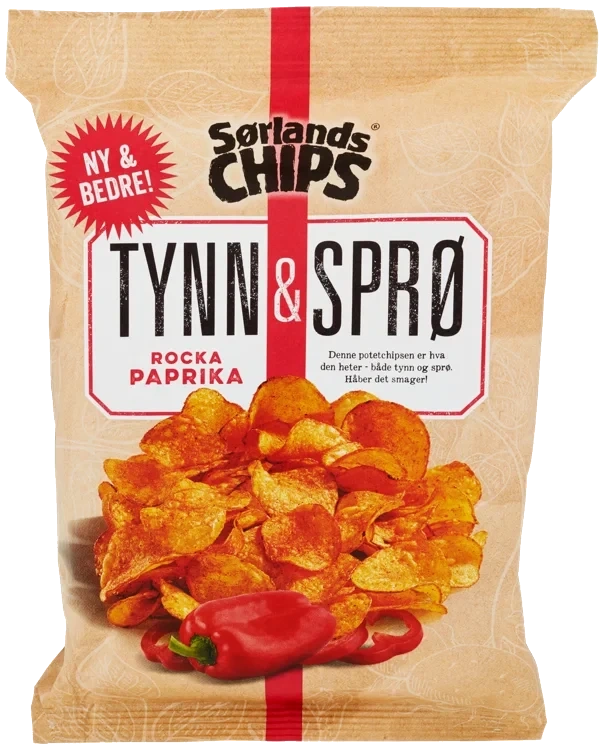 Tynn&Sprø Rocka Paprika 170g