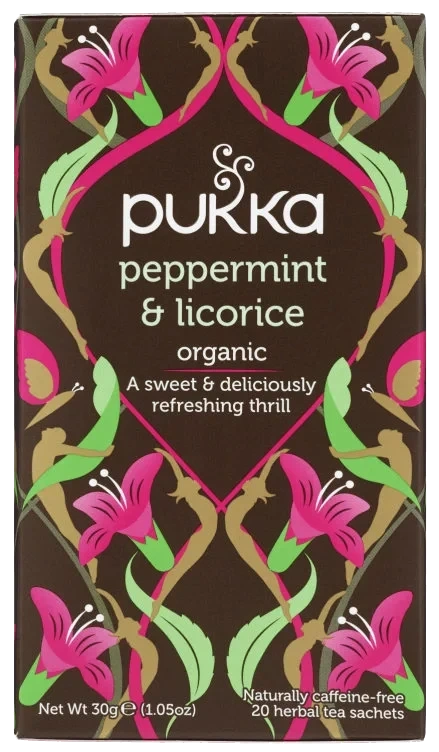 Peppermint &Licorice Urtete 20pos Pukka