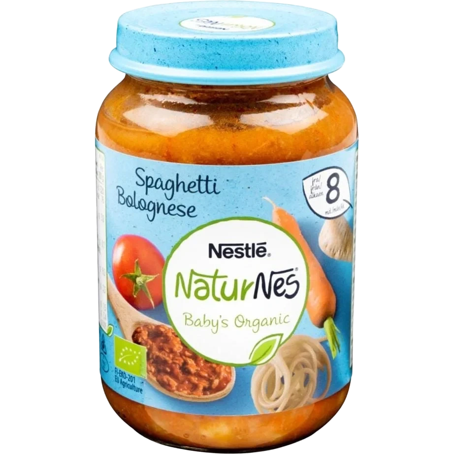 Naturnes Spagetti Bolognese 8m Økol. 190g