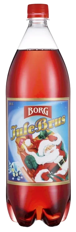 Borg Julebrus Rød 1,5l flaske
