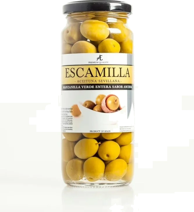 Escamilla Oliven med Ansjossmak m/Sten 340g