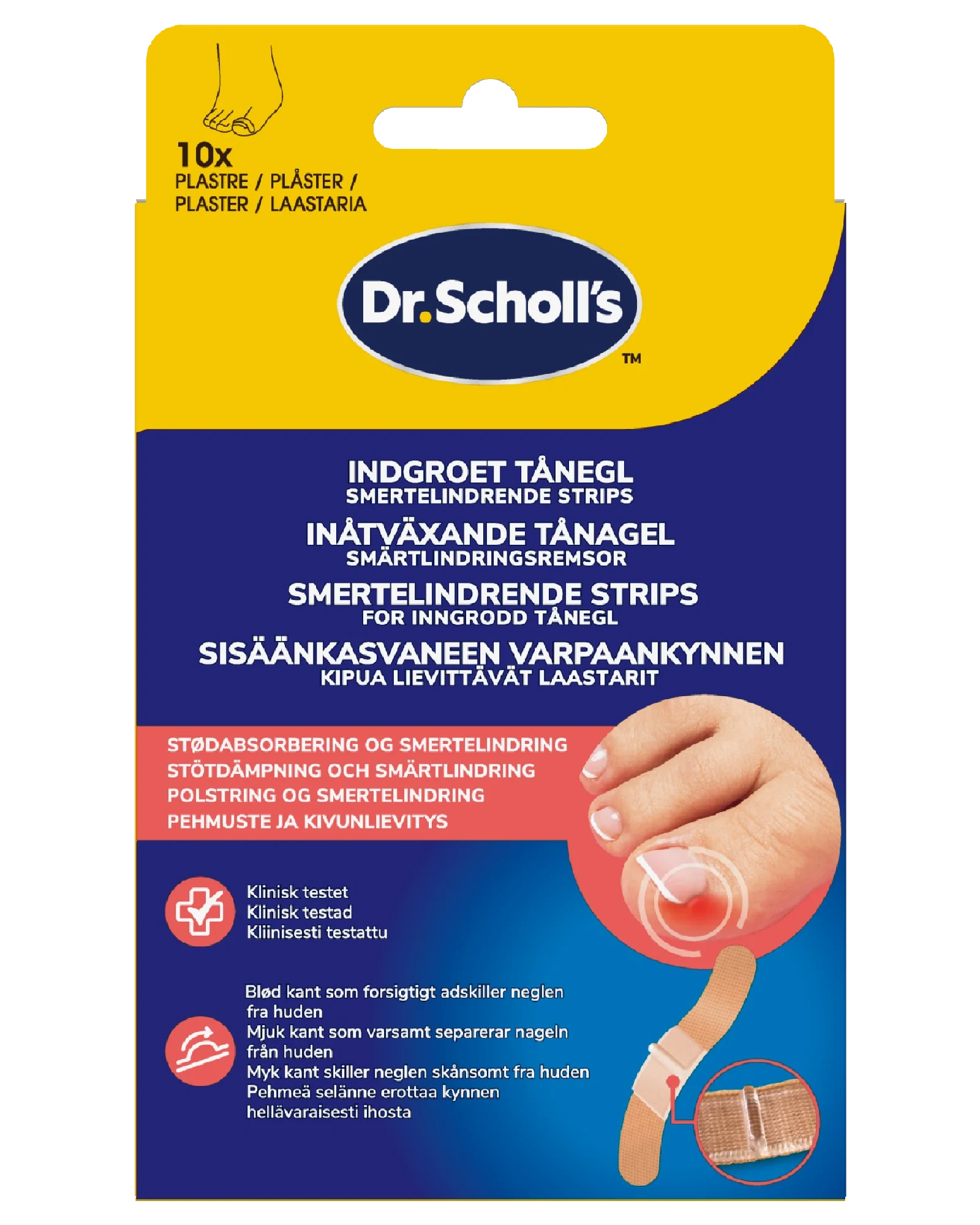 Dr. Scholl's Ingrown Toenail Pain Relief Strips