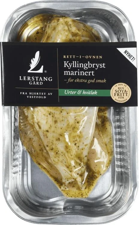 Kyllingbryst Marinert 230g Lerstang