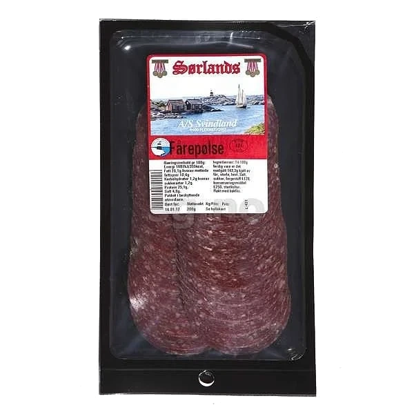 Fårepølse skåret   200g