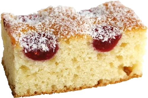 Hallon & Kokos sockerkaka