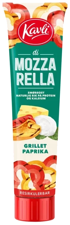 Di mozzarella grillet paprika ost   175g