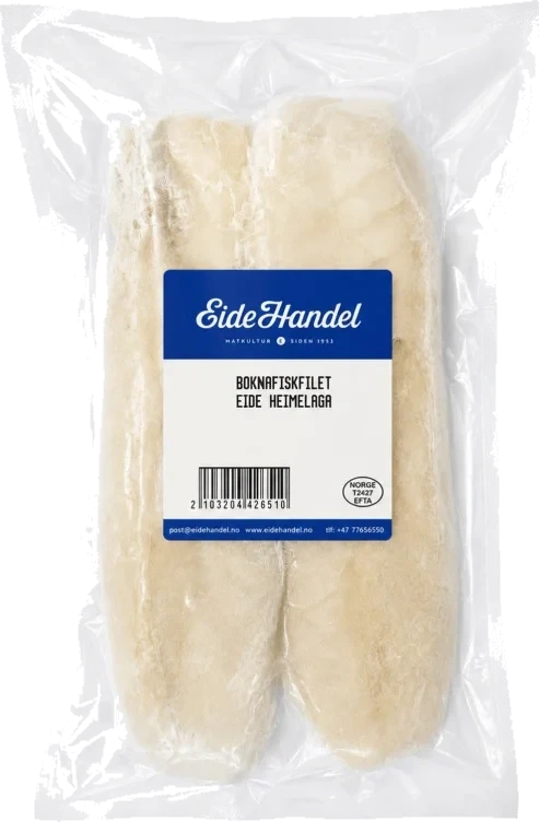 Boknafiskfilet Fryst Ca1kg Eide Heimelaga