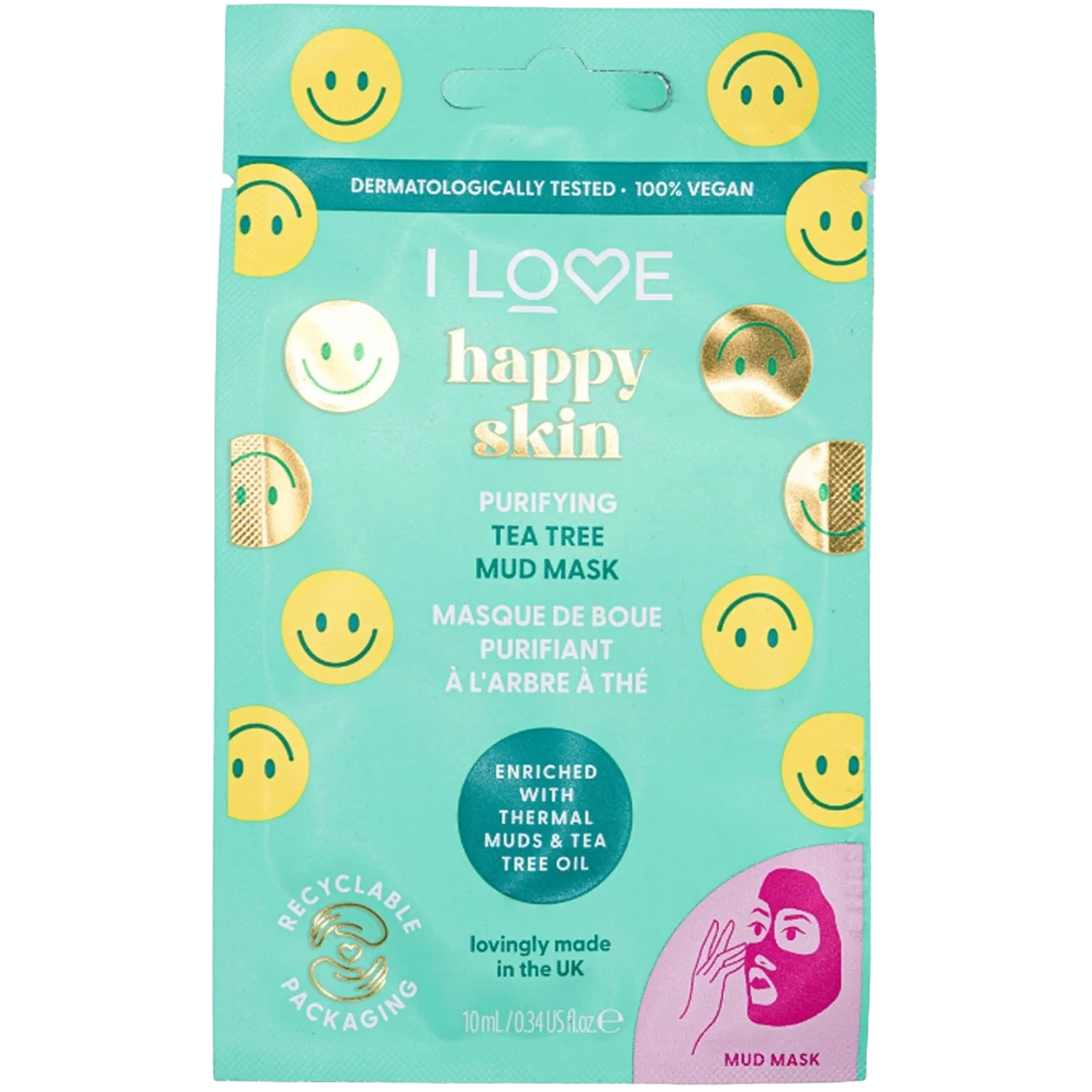 I Love Face Mask