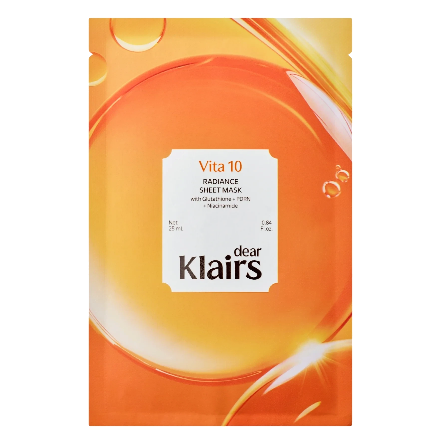 KLAIRS Vita 10 Radiance Sheet Mask 25 ml