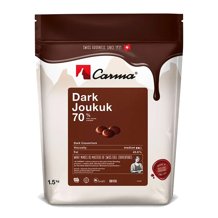 Mørk Couverture Joukuk 70% 1,5kg