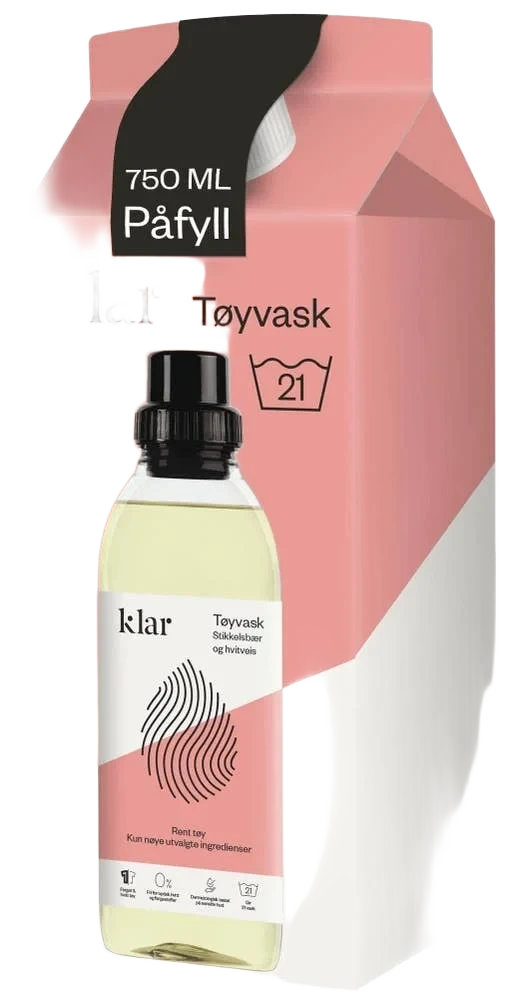 Klar Tøyvask Påfyll