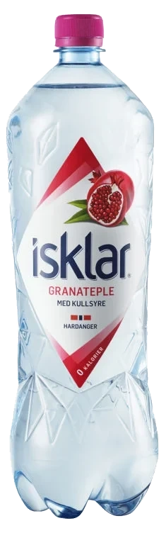Isklar Sparkling Granateple 1,5l flaske