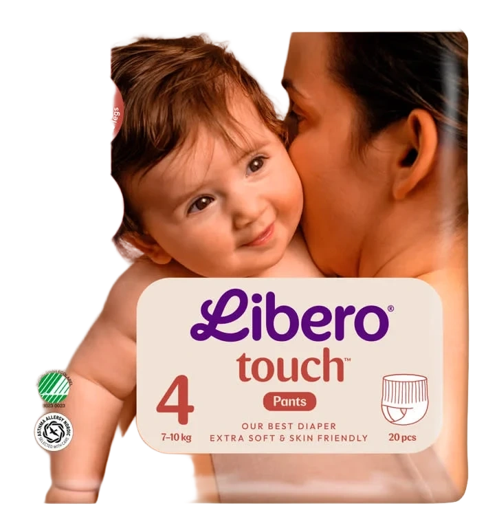 Libero Touch Pant Str.4 20stk