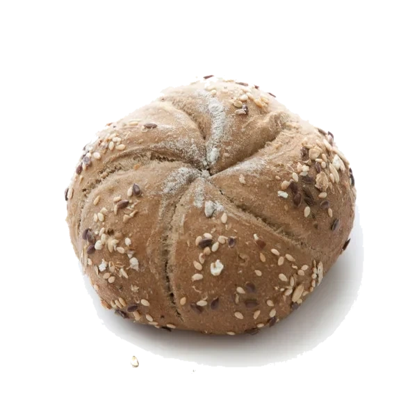 Multigrain dark kaiser roll