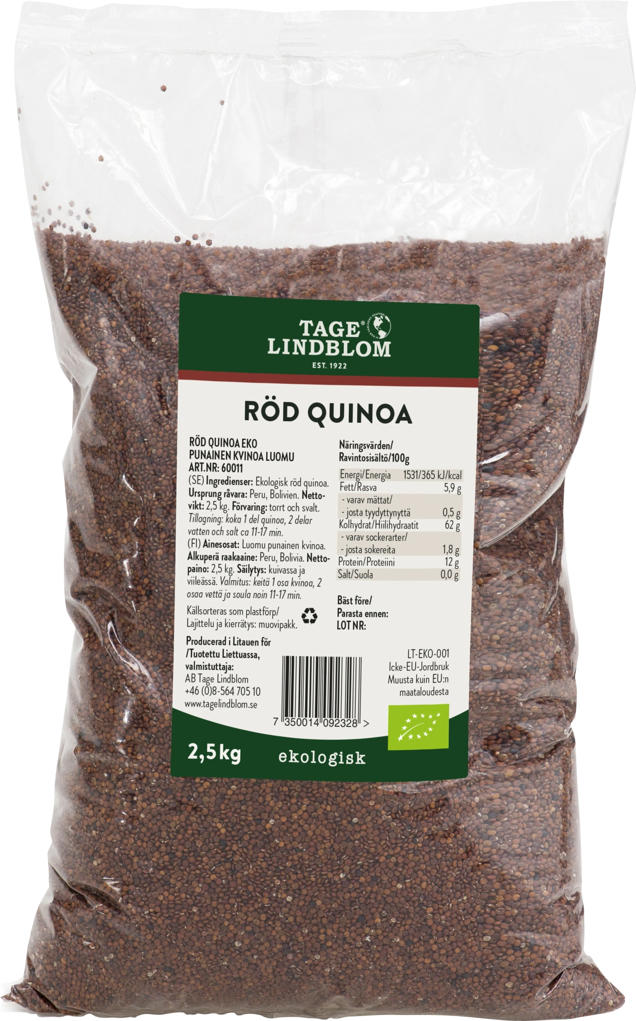 Röd Quinoa Eko