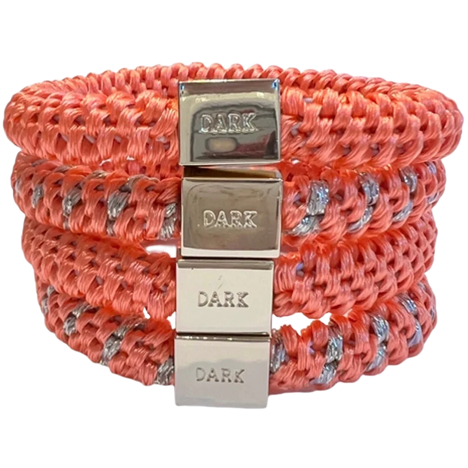 Dark Fat Hair Ties 4 Pk Combo