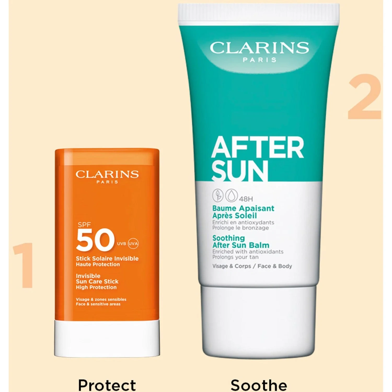 Clarins Invisible Sun Care Stick High Protection SPF50