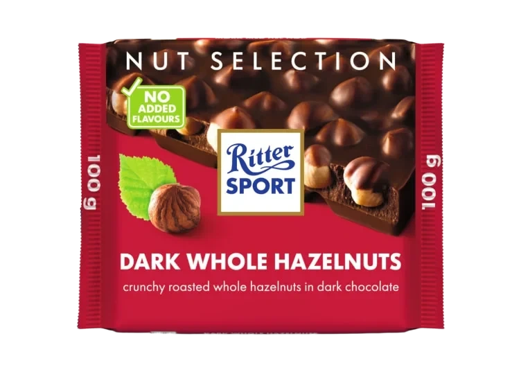 Ritter Sport Dark Whole Hazelnut 100g