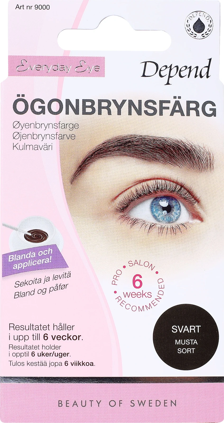 Depend Everyday Eye Eyebrow Colour Black