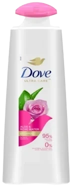 Dove Shampoo Aloe Vera & Rose Water 400ml Styrker og Fukter