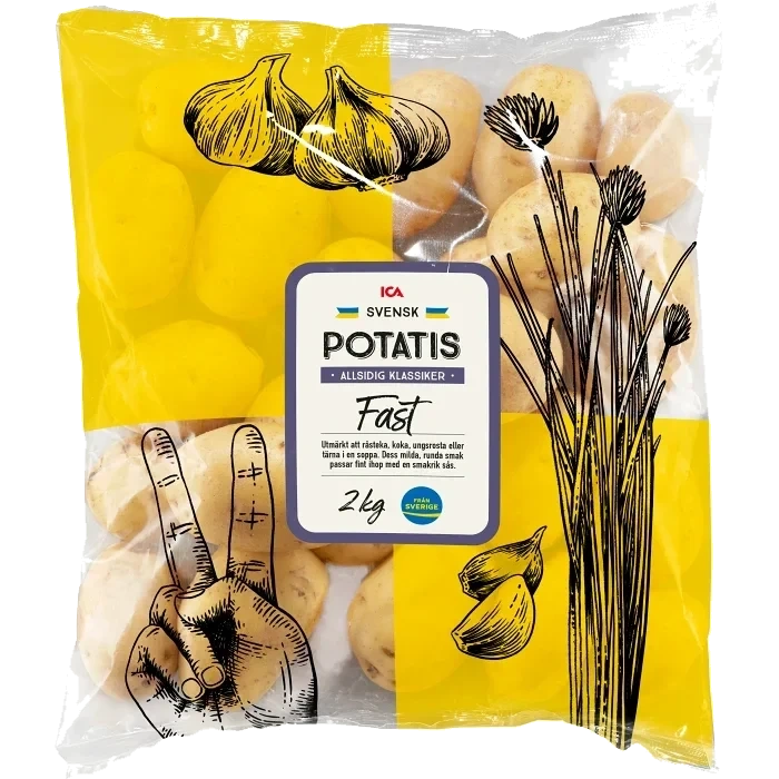 Fast potatis 2kg Klass 1 ICA