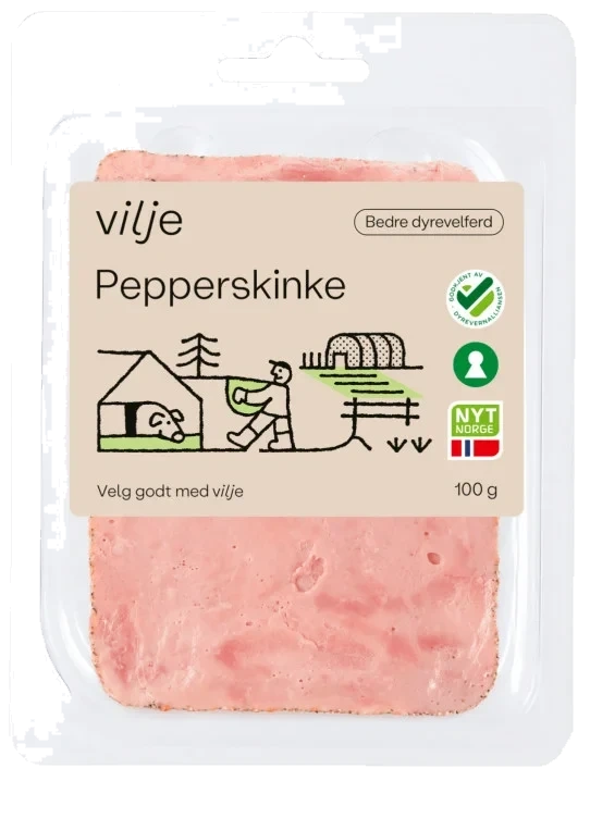 Pepperskinke 100g Vilje