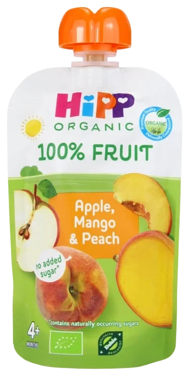 Hippis Smoothie Eple/Mango 4mnd 100g Hipp