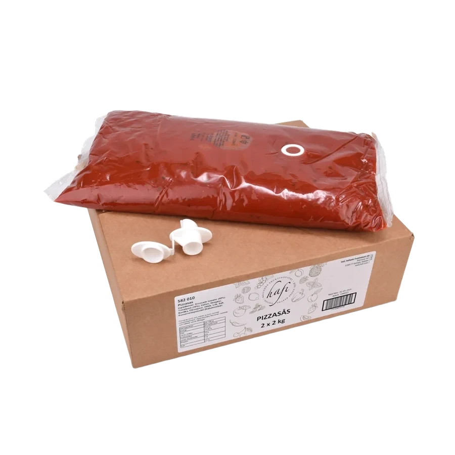 Pizzasås kryddad, 2 kg påse