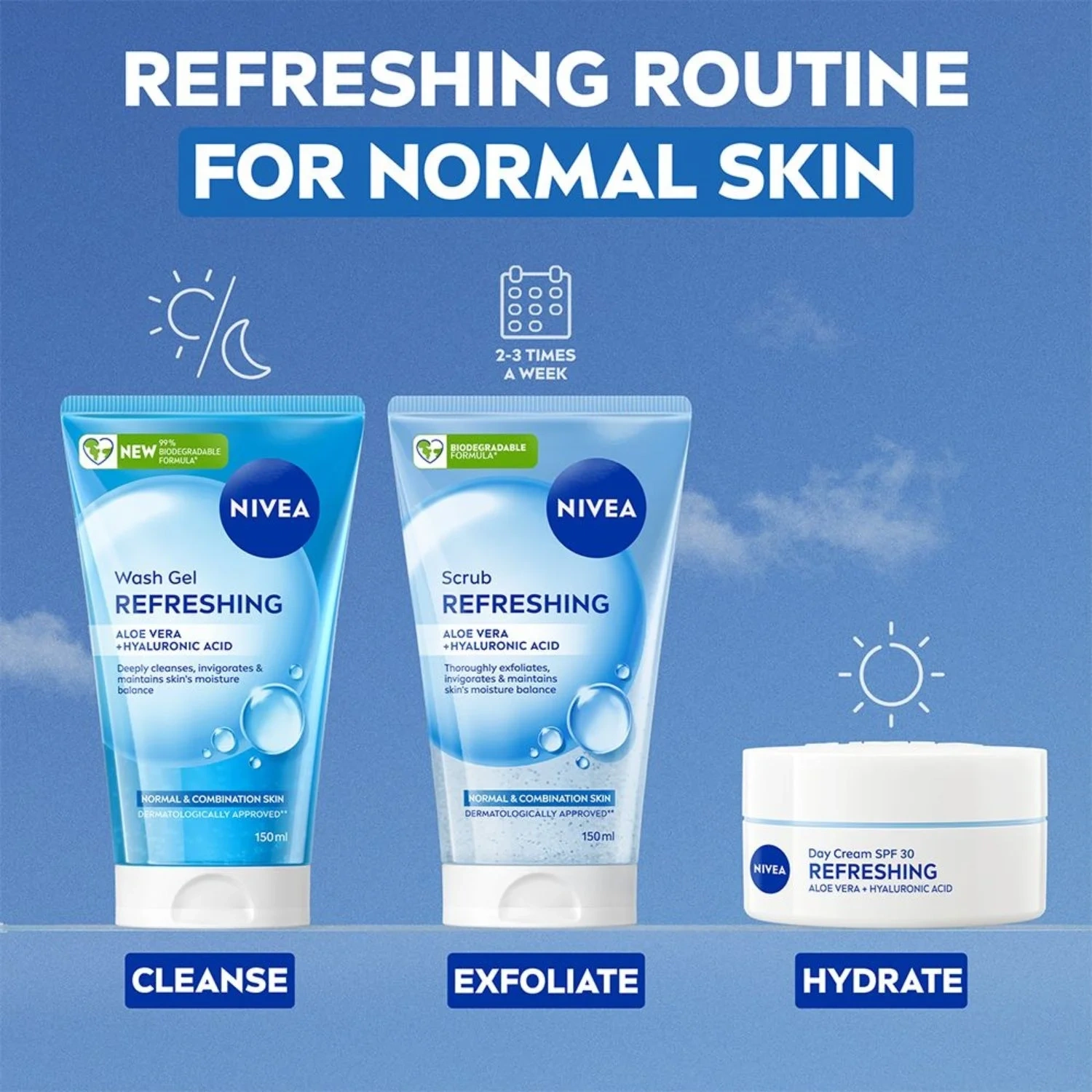 Nivea Peeling Refreshing Exfoliating Scrub 150 ml