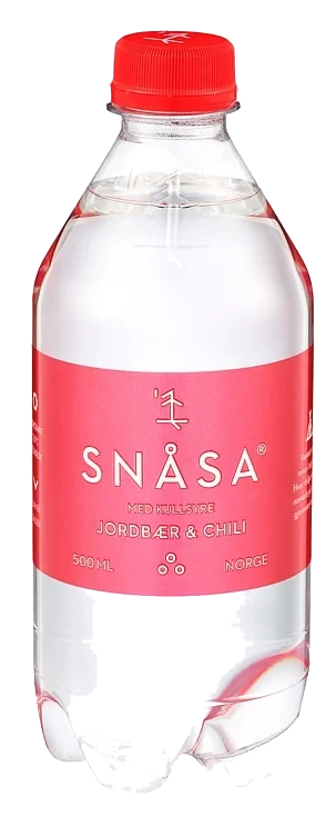 Snåsa min.vann kullsyre jordbær chili   12x0,5l