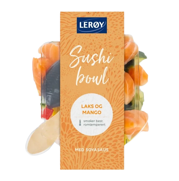 Sushibowl m/Laks&Mango 282g Lerøy