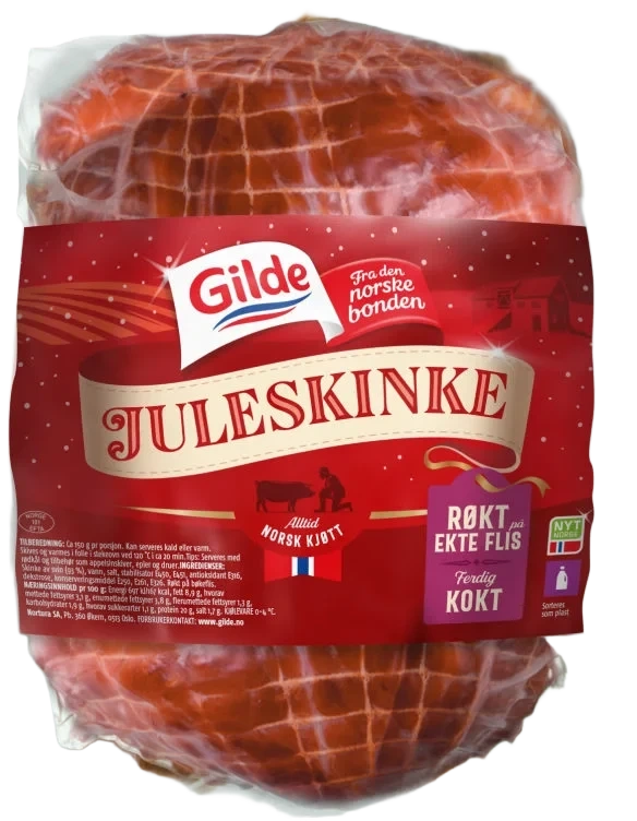 Juleskinke Røkt på Flis 1,1kg Pk