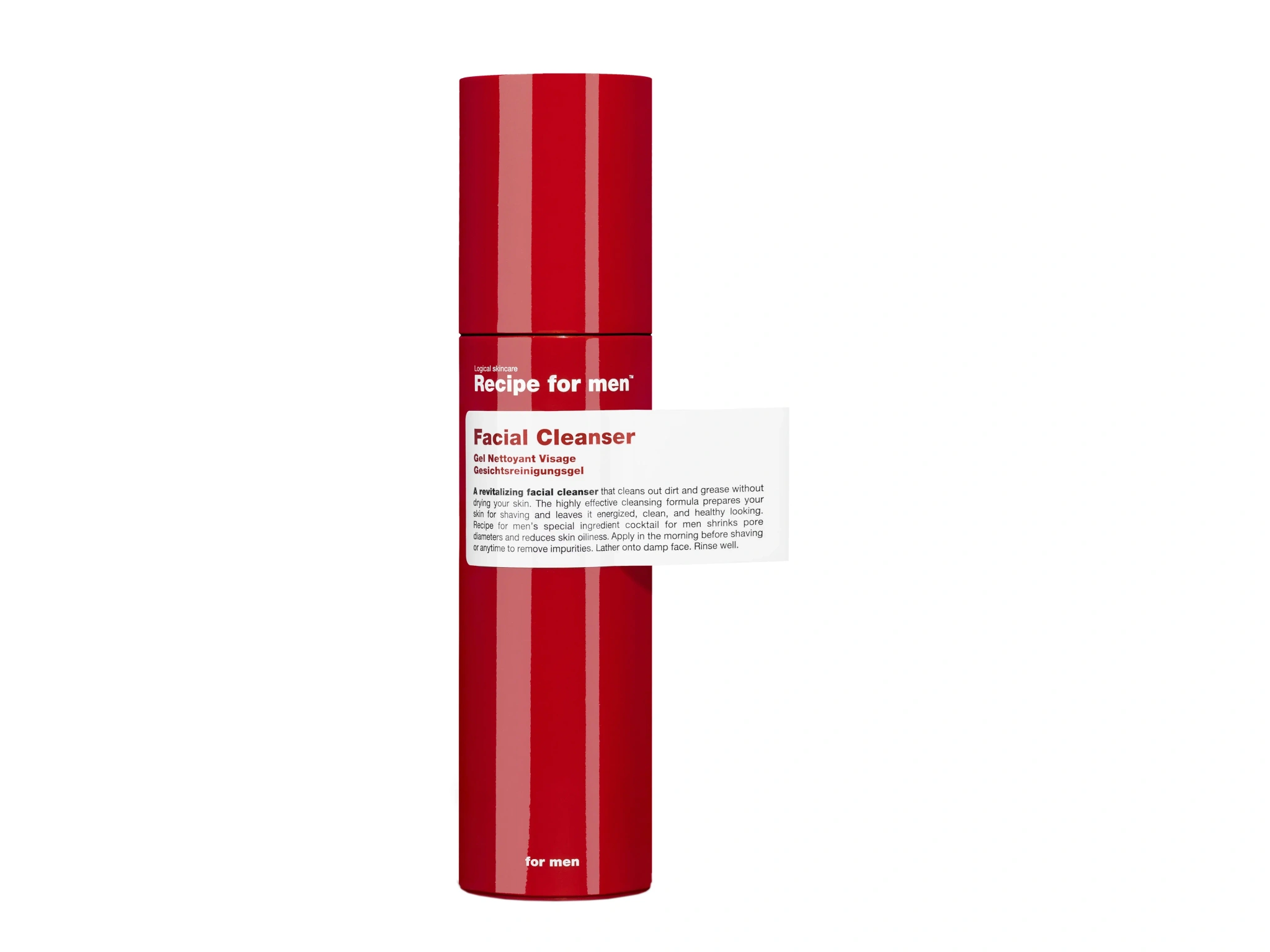 Recipe for Men Facial Cleanser, 100 ml