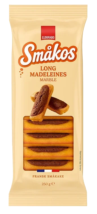 Long Madeleines Marble 250g Eldorado