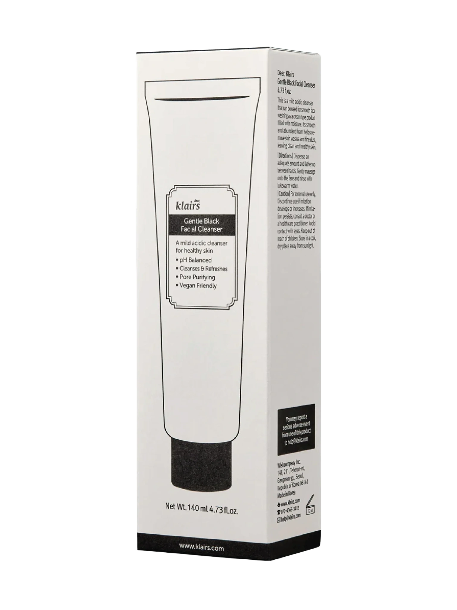 Gentle Black Facial Cleanser