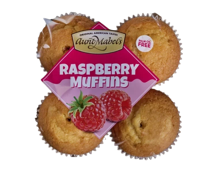 Muffins Raspberry 280g Aunt Mabels