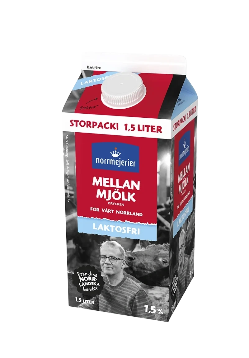 Mellanmjölkdrycken Laktosfri 1.5%
