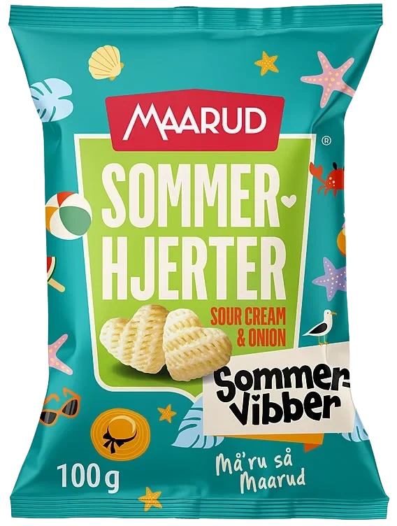 Sommerhjerter 100g Sommervibber