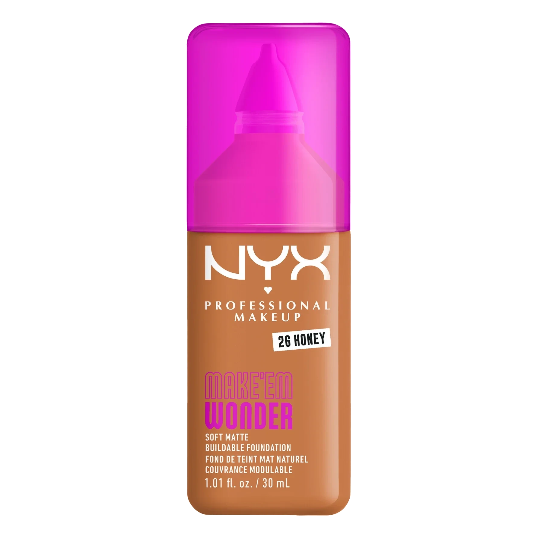 NYX PROFESSIONAL MAKEUP Make Em Wonder Foundation 26 Honey