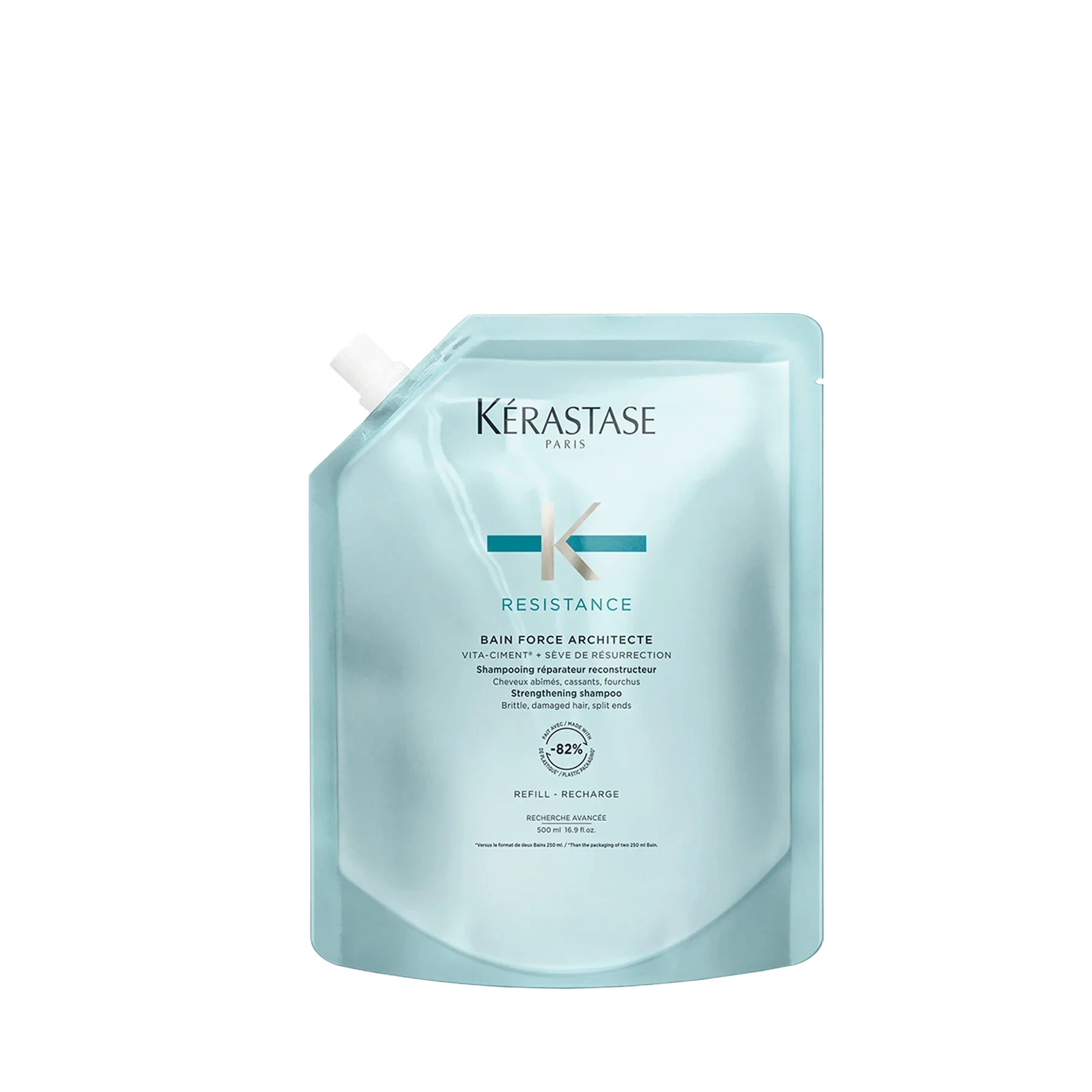 KÉRASTASE Resistance Bain Force Architecte Shampoo 500 ml, Refill