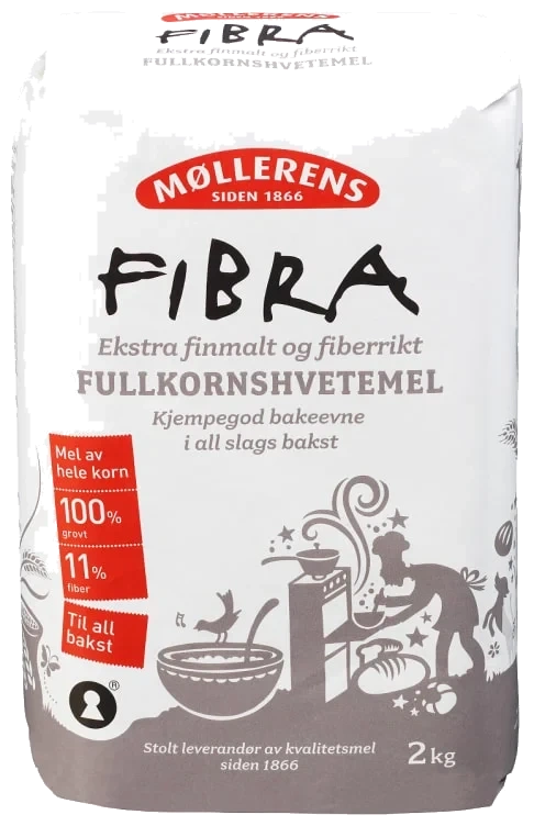 Fibra fullkornshvetemel    2kg