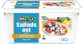 Minella Salladsost Tärnad i saltlake