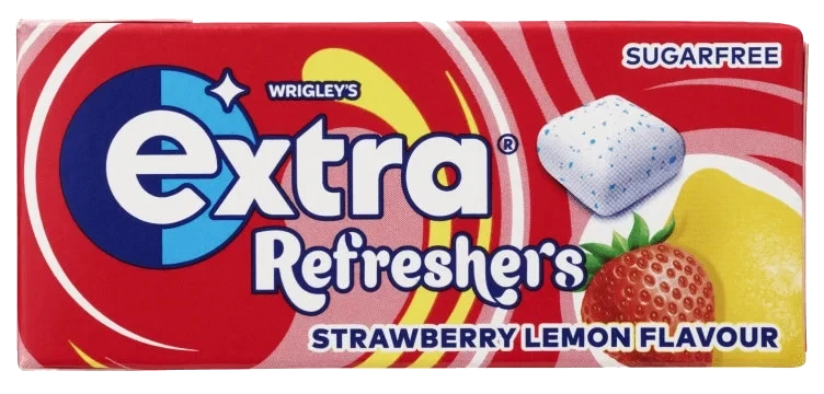 Extra Refreshers Strawberry&Lemon 16g 8stk