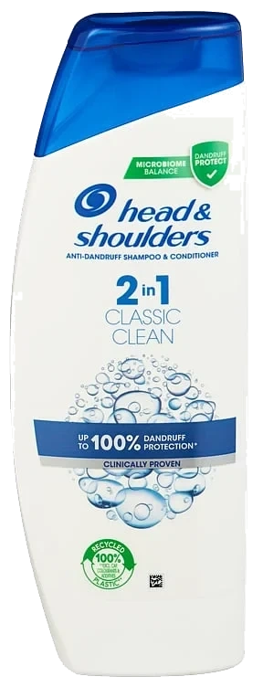 Shampoo classic clean h&s 2in1  400ml