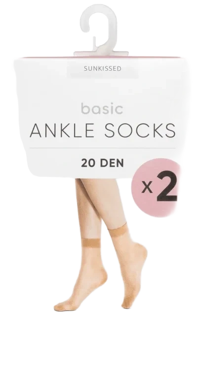 Ankle Socks Basic Sunkissed 36-41 La Mote