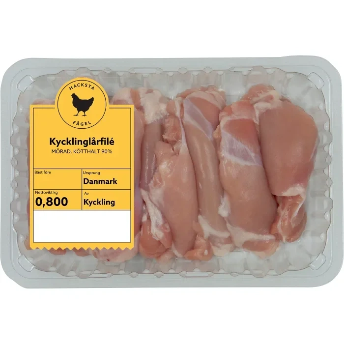 Kycklinglårfilé 800g Hacksta Fågel