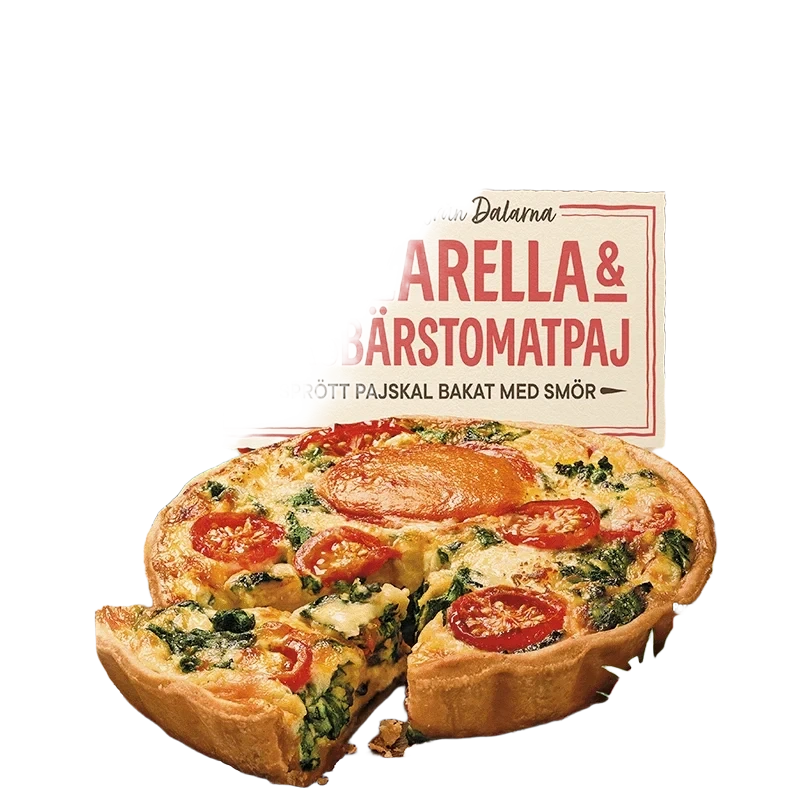 Mozzarella/körsbärstomatpaj