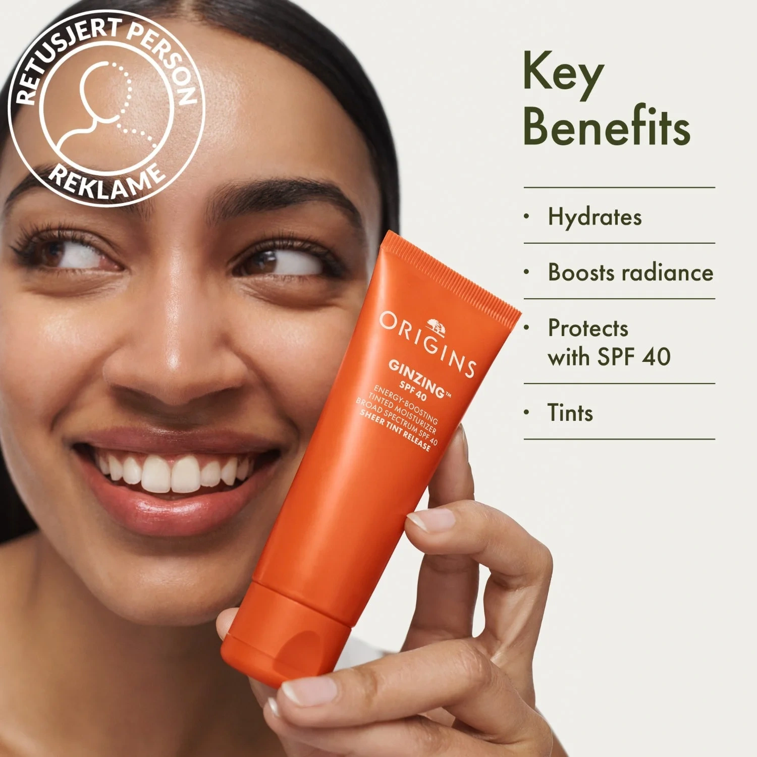 Origins GinZing SPF 40 Energy-Boosting Tinted Moisturizer