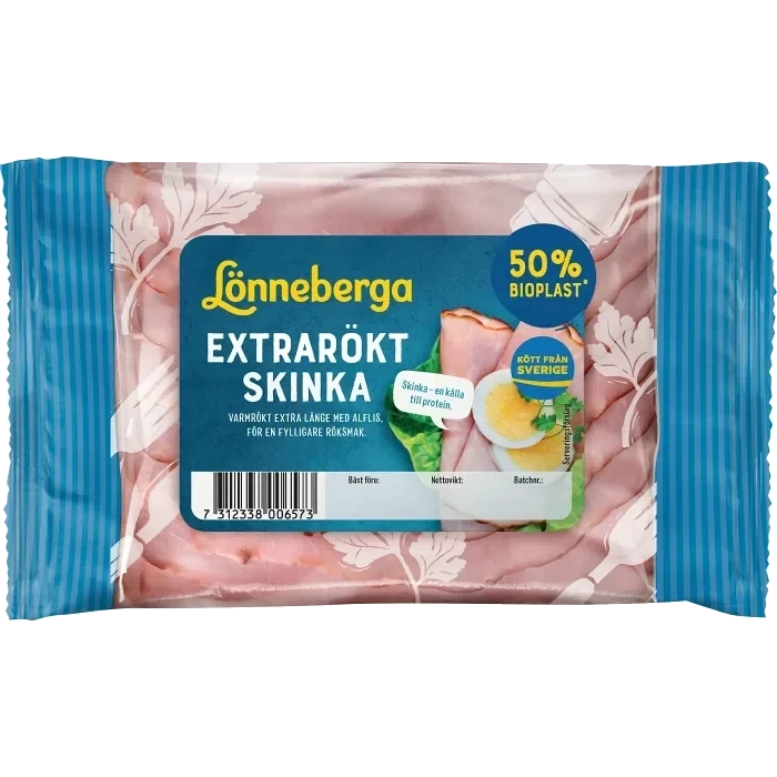 Skinka Extrarökt 105g Lönneberga